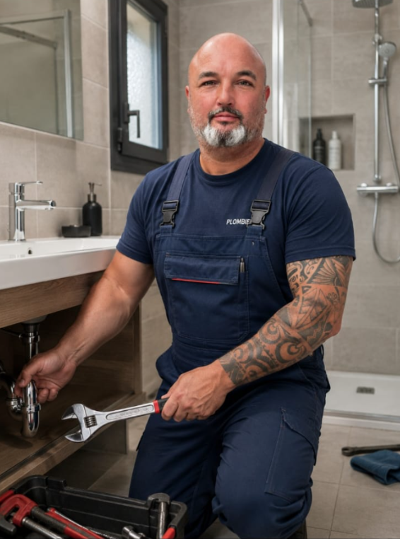 Yannick Jennes, artisan plombier à Bonnat en Creuse